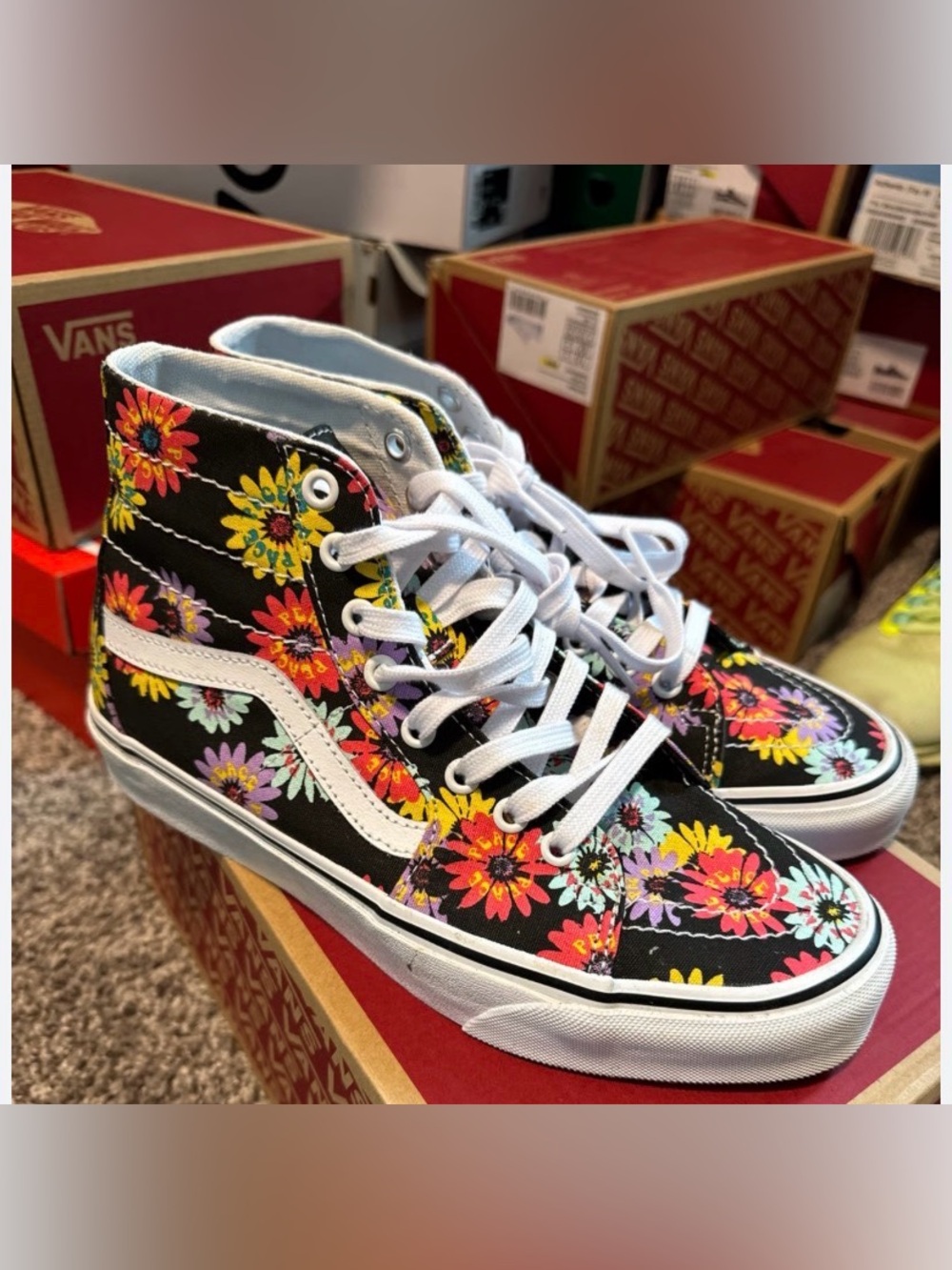 Sk8-Hi Tapered 'Peace Floral'